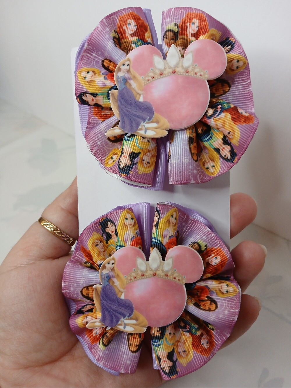 Hair Bows Set Princess